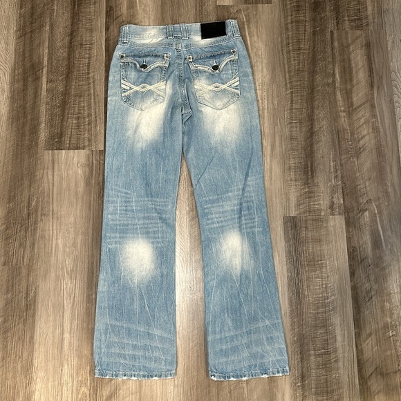 CJ Black Low Rise Boot Cut Jeans - 28x32 - Picture 3 of 12